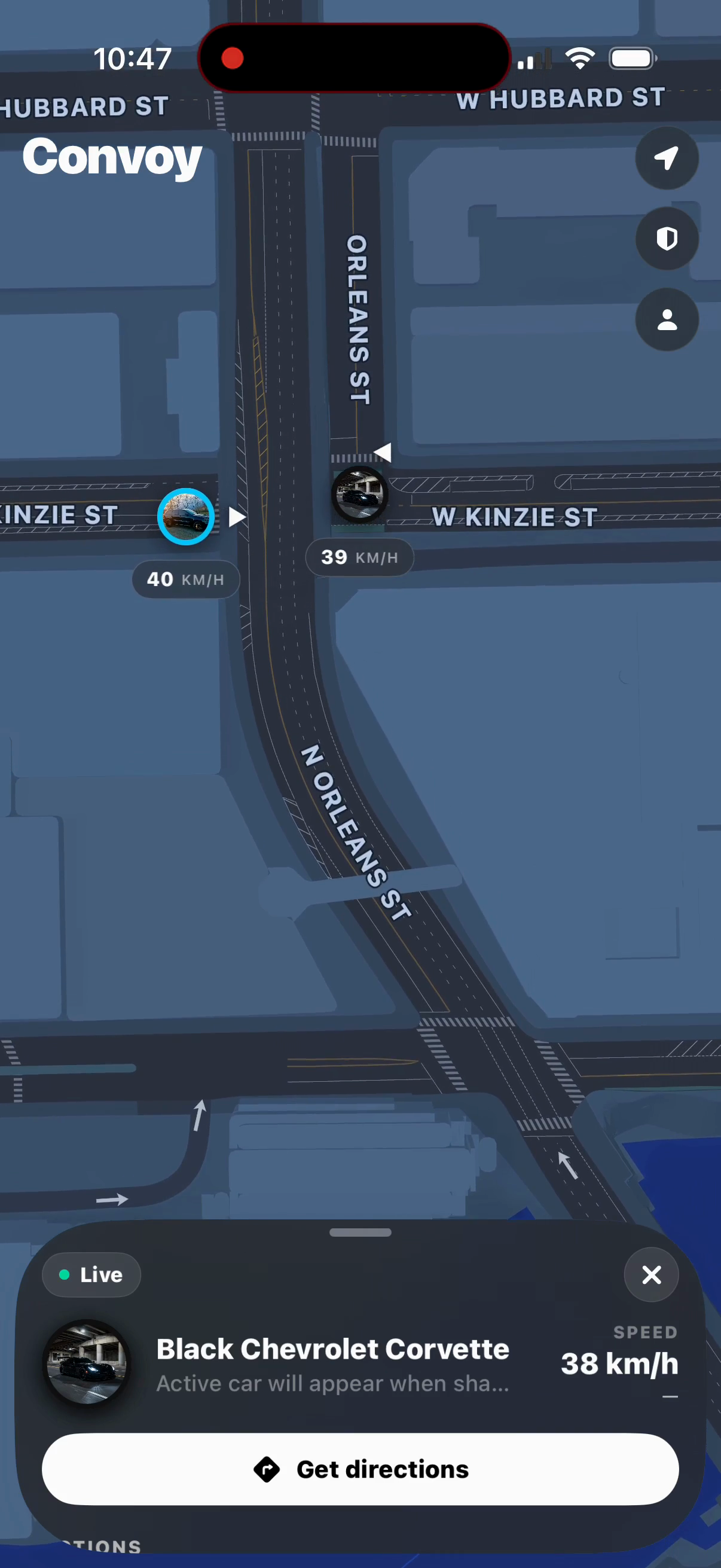 Convoy live map preview
